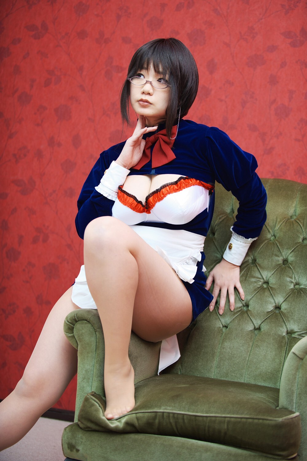 [Cosplay] 2013.03.28 Sexy Maid - Big Tits 1